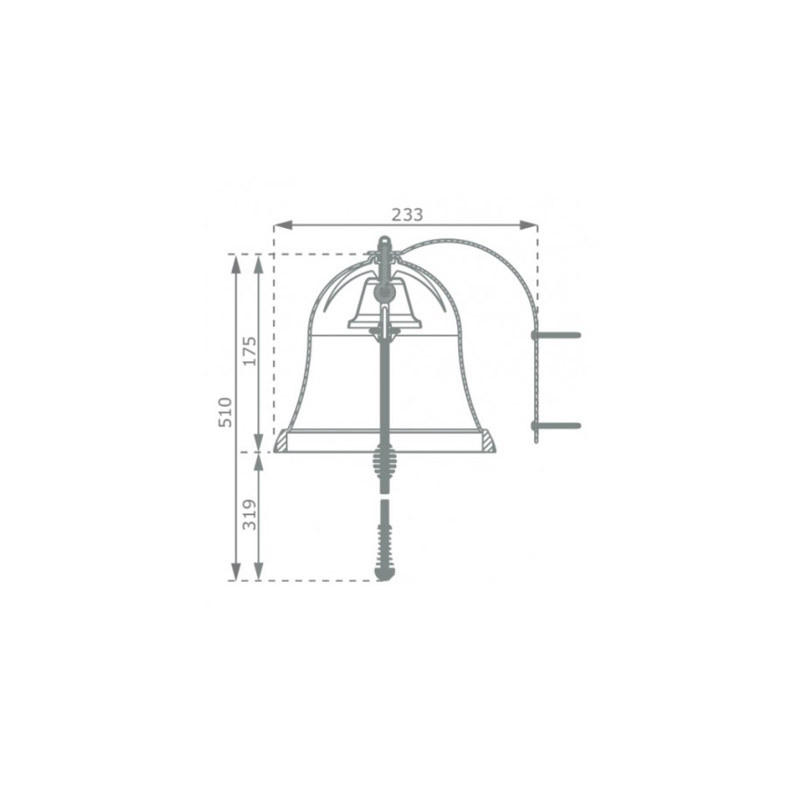Dzwonek niebieski na place zabaw - Zabawka edukacyjna