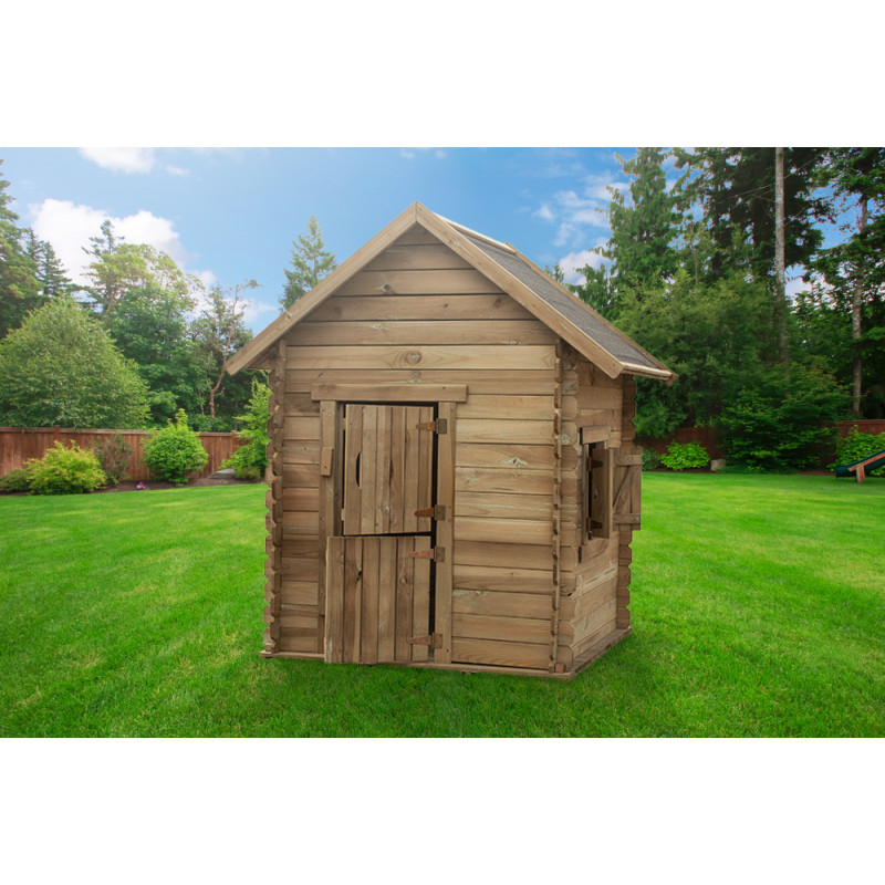 Drewniany Domek Ogrodowy Dla Dzieci ALEX Od 4iQ