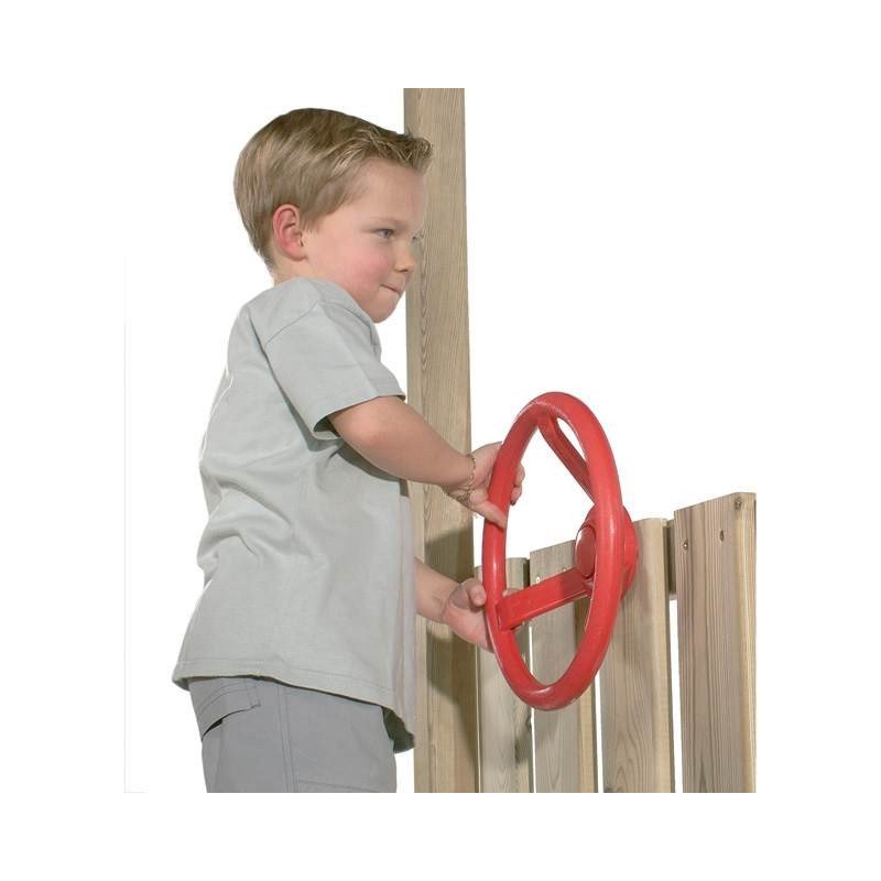 Kierownica na plac zabaw - czerwona