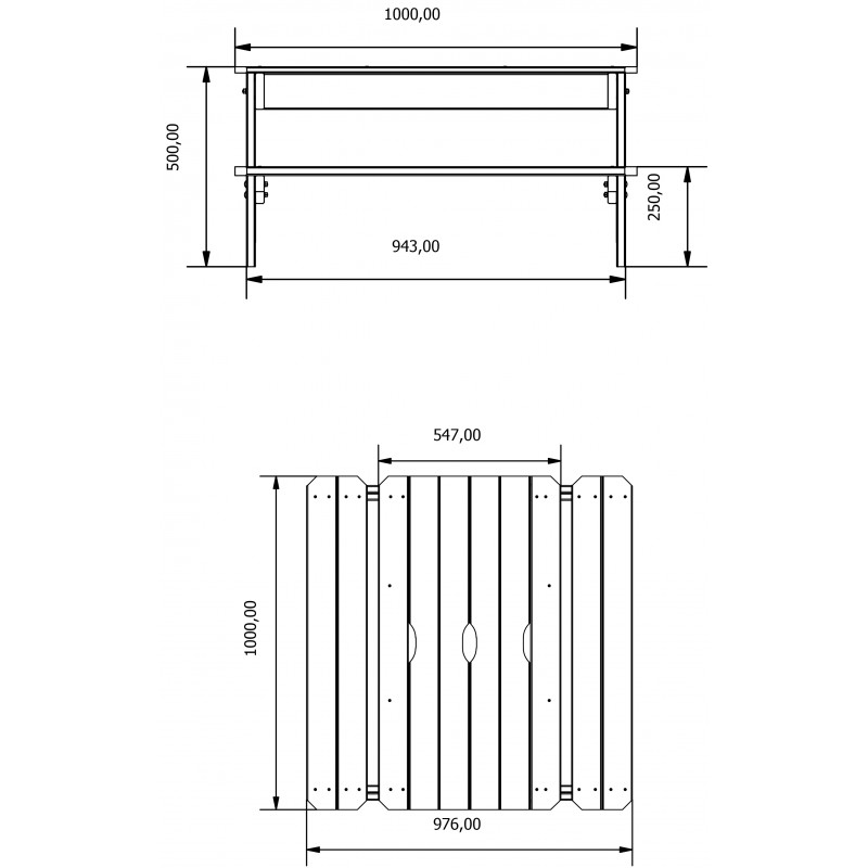Stolik piknikowy z piaskownicą 2w1 dla dzieci drewniany piaskownica