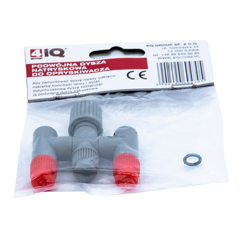 Podwójna dysza natryskowa do opryskiwacza