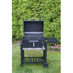 Grill węglowy 61,5x46x100 cm z żeliwnym rusztem