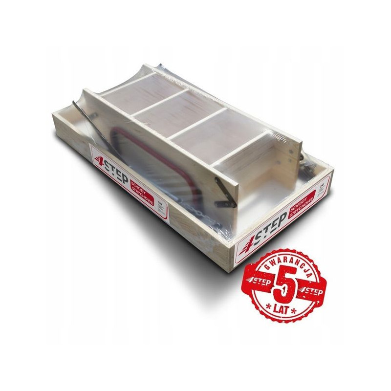 Drewniane Schody Strychowe NORDIC 86mm 130x80 + dodatkowa uszczelka