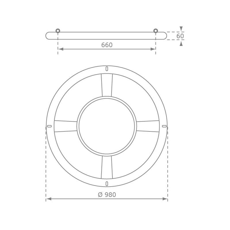 Bocianie Gniazdo Huśtawka z pianką 100 cm Czarno-zielone