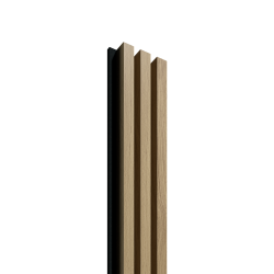 Lamel Ścienny Dąb 2650X131 WL.27X30 Panel Filc Czarny
