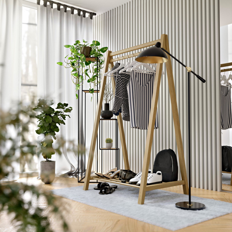 Lamel Ścienny Jasny Szary 2650X131 WL.30X40 HDF Gray