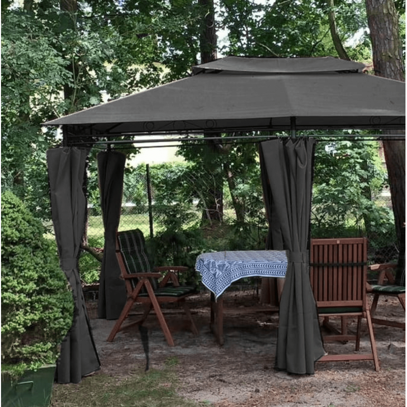 Pawilon Ogrodowy Altana Ścianki 3x4m Szary