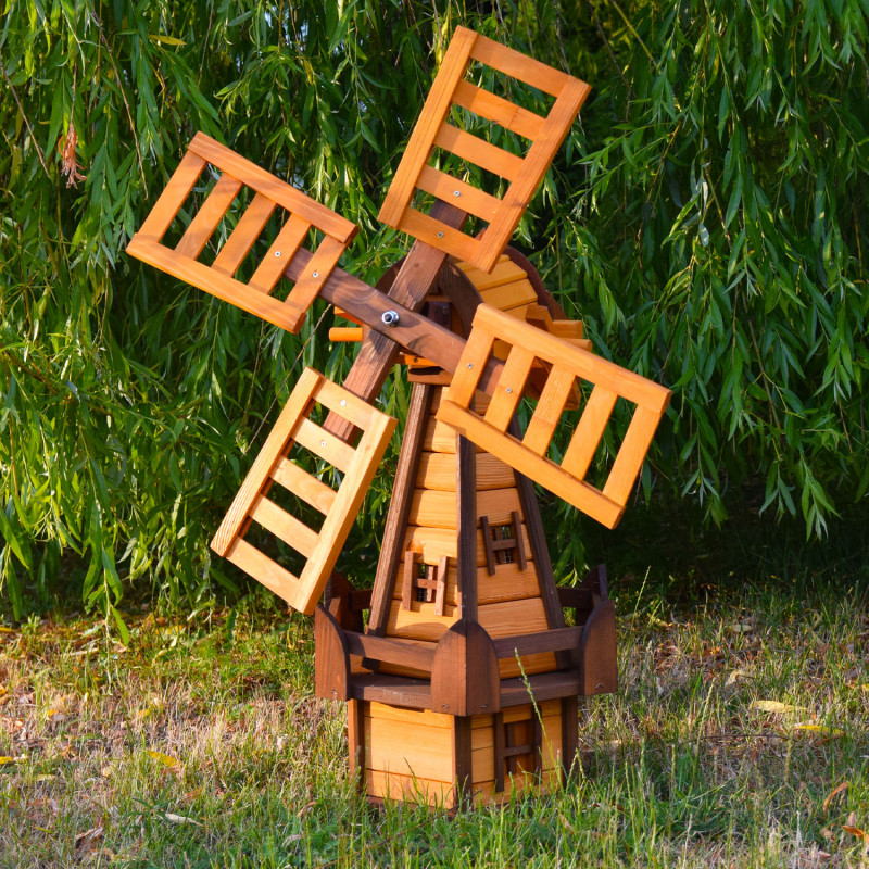 Wiatrak ogrodowy ozdobny Zefir mały Jasny brąz