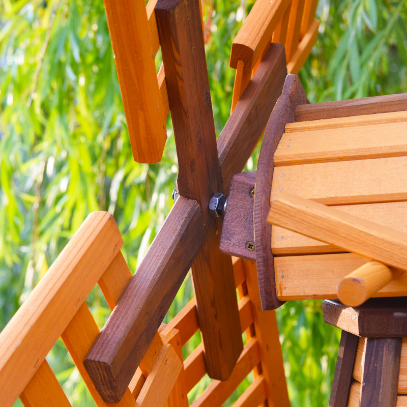 Wiatrak ogrodowy ozdobny Zefir mały Jasny brąz