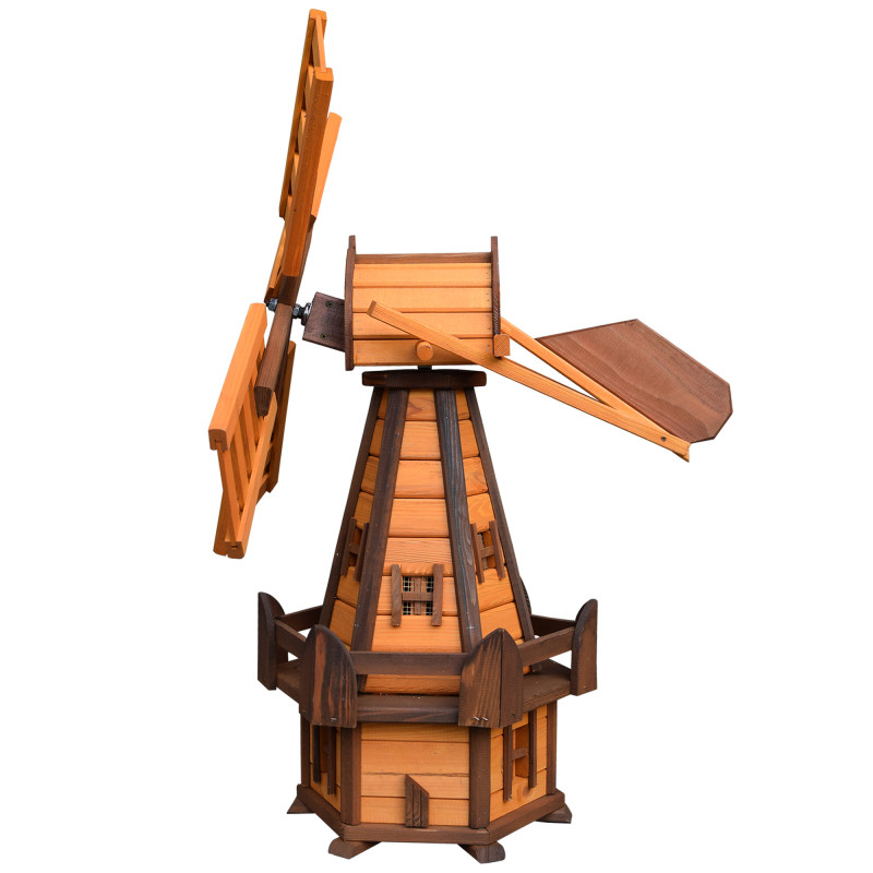 Wiatrak ogrodowy ozdobny Zefir mały Jasny brąz