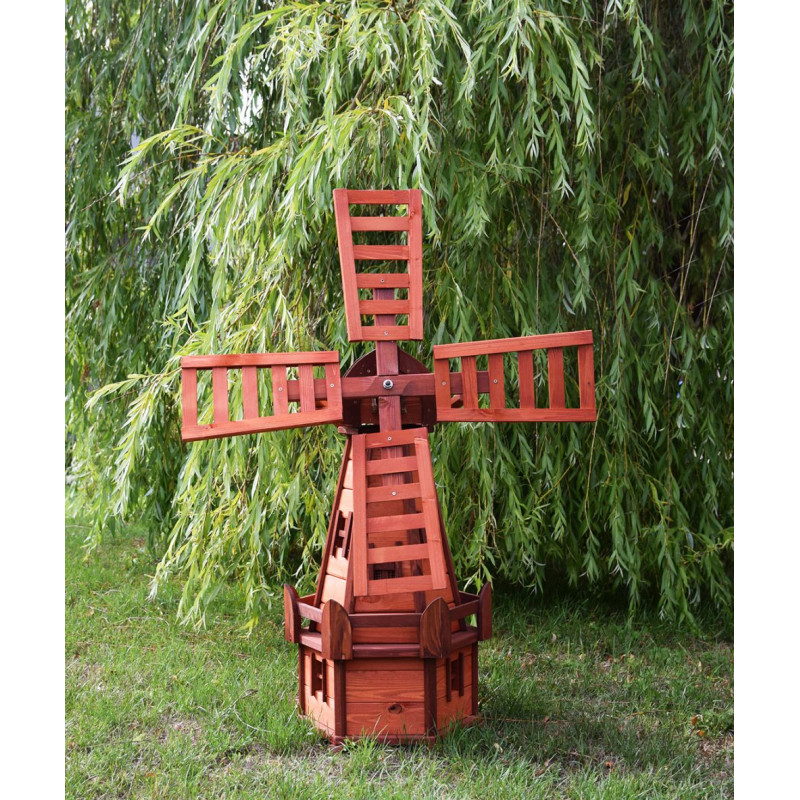 Wiatrak ogrodowy ozdobny Zefir mały Rudy