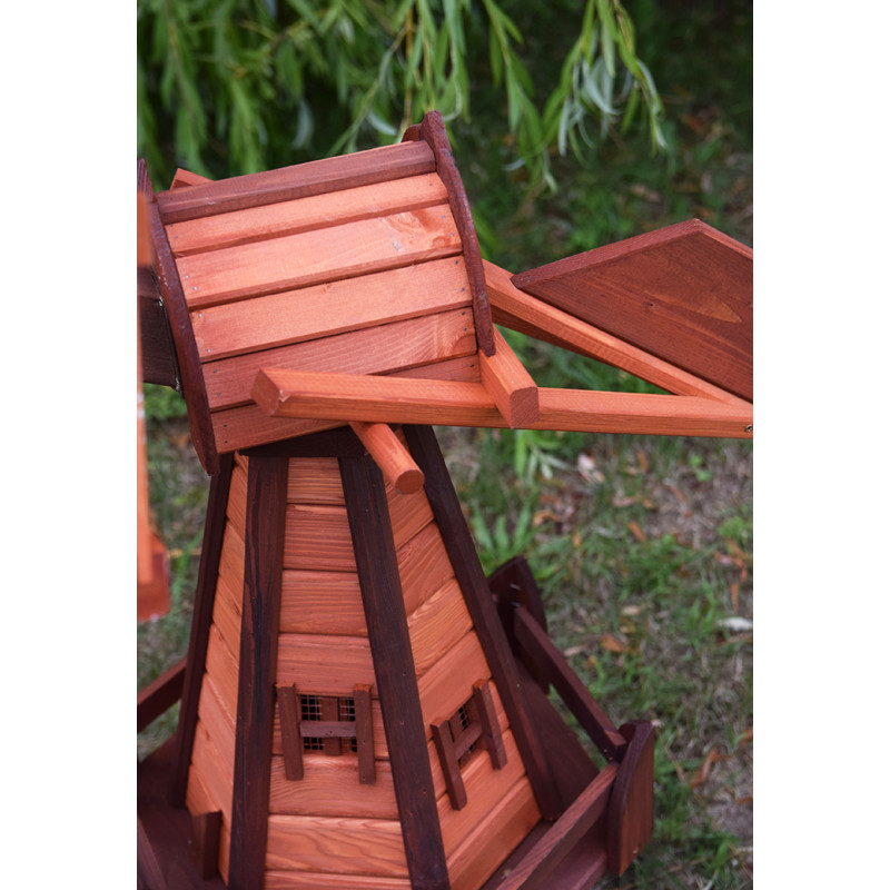 Wiatrak ogrodowy ozdobny Zefir mały Rudy