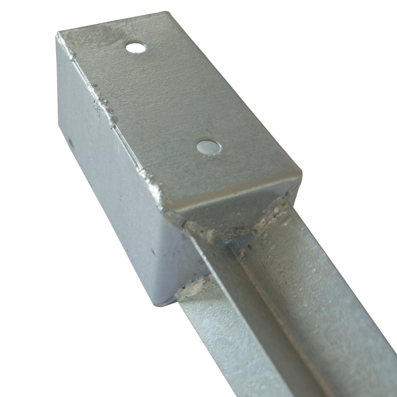 Kotwa Wbijana Podstawa Słupa Stalowa 7x7x75cm