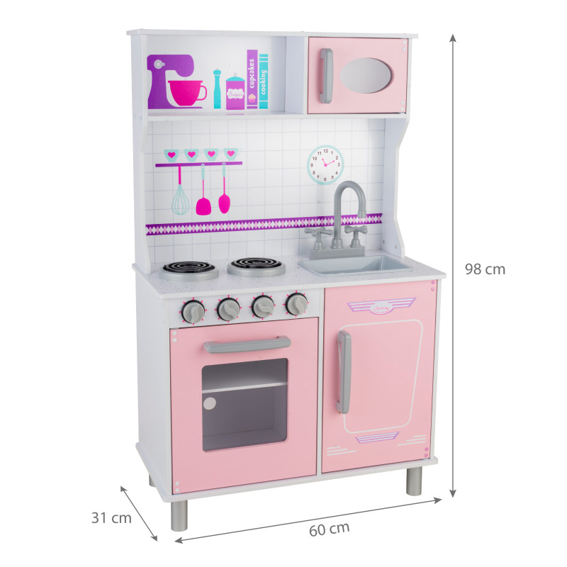Różowa kuchnia dla dzieci KitchenFun duża