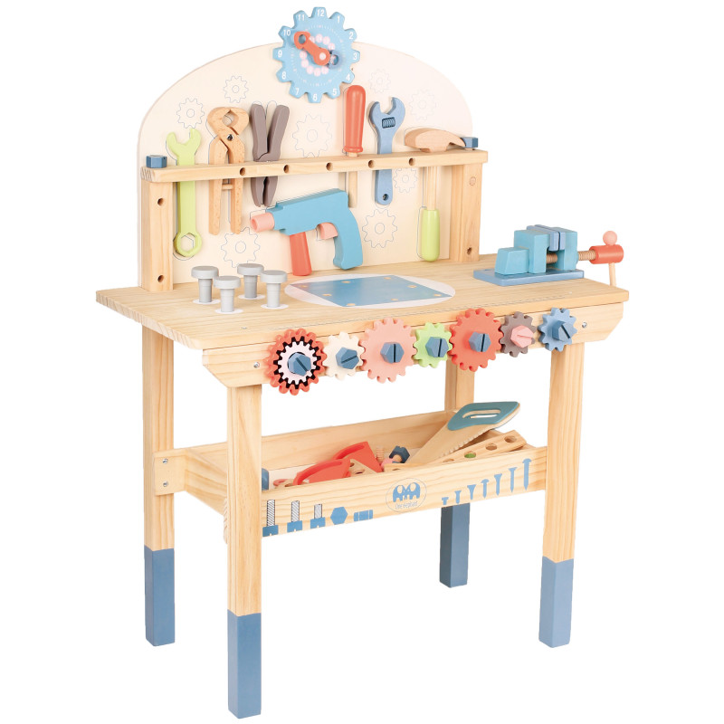 Drewniany warsztat Juniora stolik narzędziowy