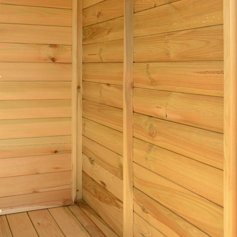 Drewniany domek ogrodowy dla dzieci Grześ