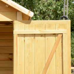 Drewniany domek ogrodowy dla dzieci Grześ