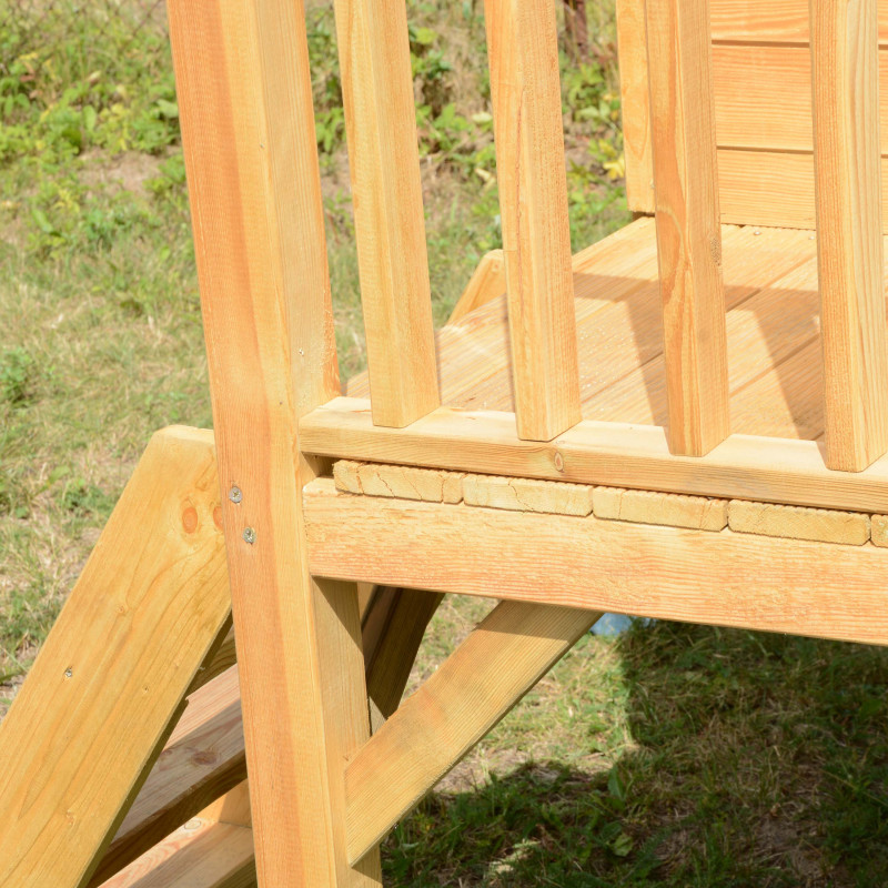 Drewniany domek ogrodowy dla dzieci Grześ