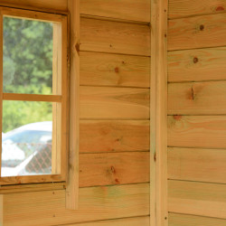 Drewniany domek dla dzieci Grześ Max z tarasem