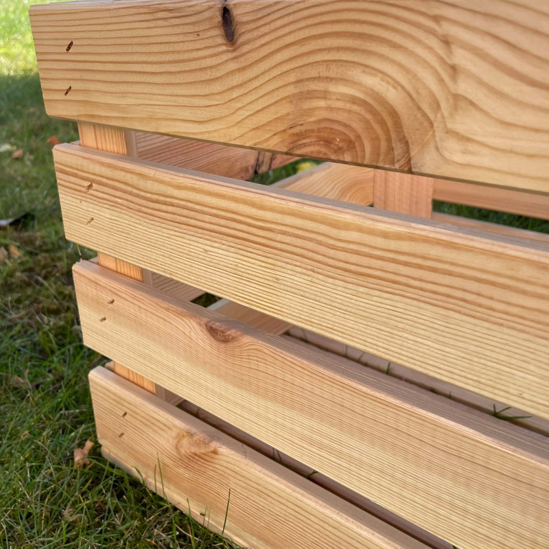 Skrzynka drewniana naturalna dekoracyjna 50x40x30cm