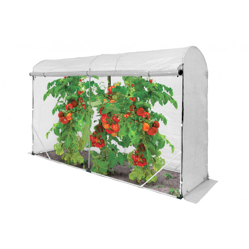 Tunel szklarniowy na pomidory 3x1,8m biały