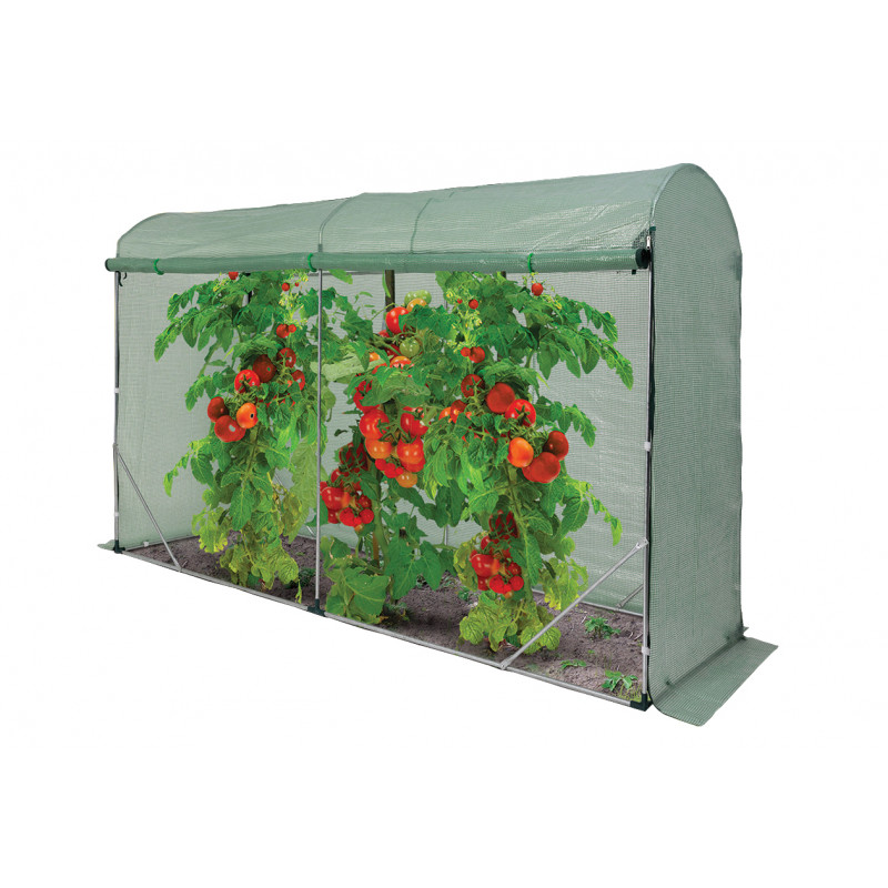 Tunel szklarniowy na pomidory 3x1,8m zielony