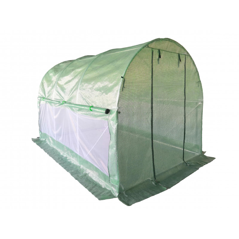 Tunel Szklarniowy 6m2 PREMIUM Green 2x3m z siatką na insekty grube rurki 25mm