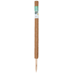 Tyczka kokosowa 90 cm podpórka do kwiatów palik kokosowy + mocowania
