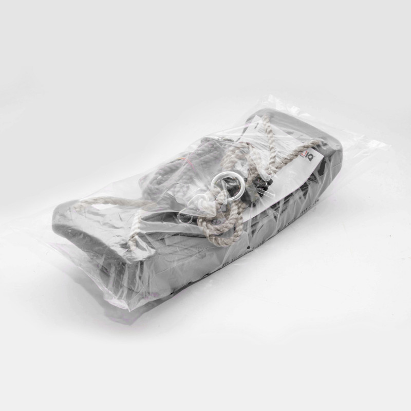 Szare siedzisko do huśtawki 42 cm