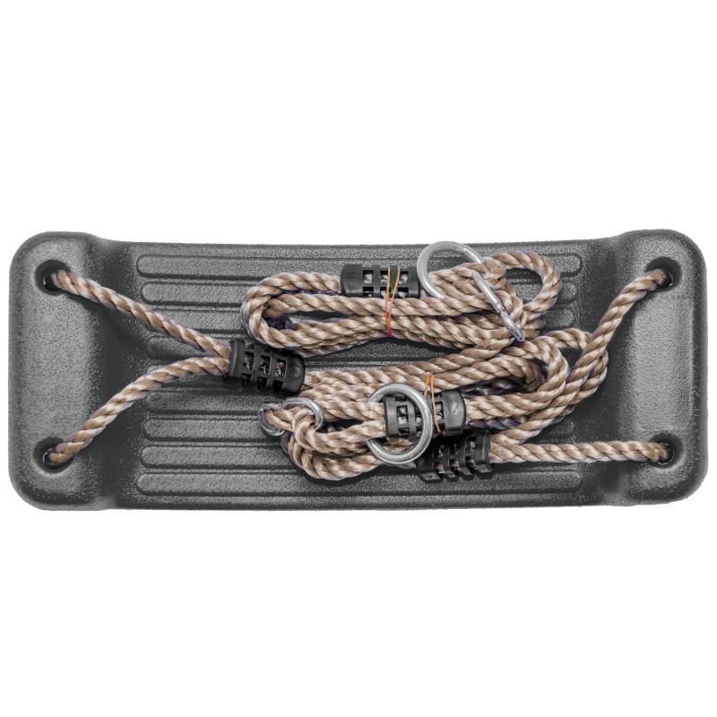 Szare siedzisko do huśtawki 42 cm