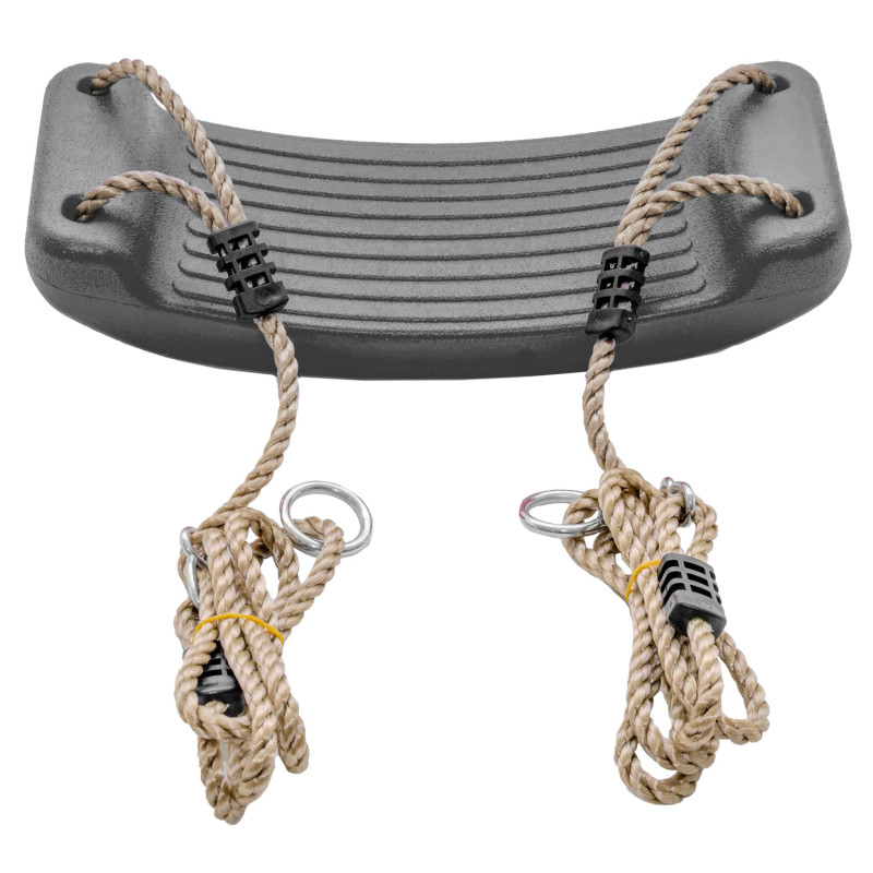 Szare siedzisko do huśtawki 42 cm