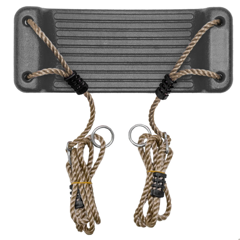 Szare siedzisko do huśtawki 42 cm