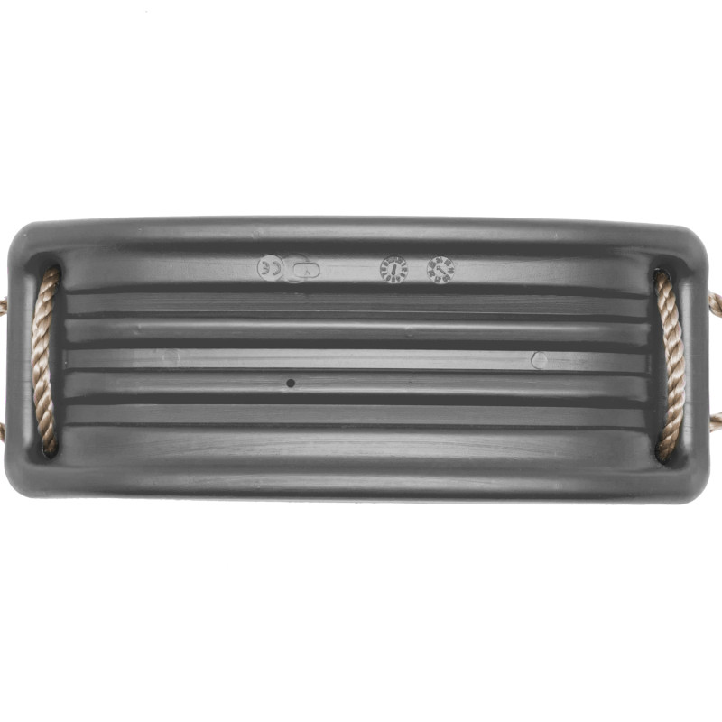 Szare siedzisko do huśtawki 42 cm