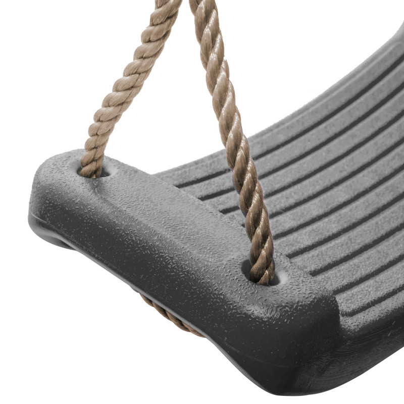 Szare siedzisko do huśtawki 42 cm