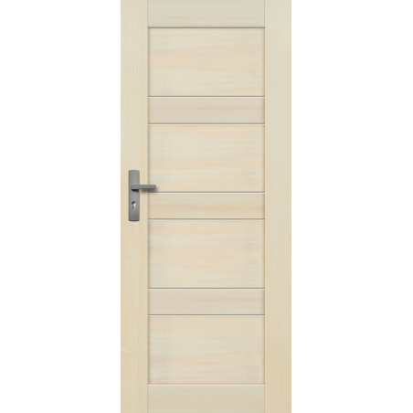 Drzwi sosnowe, bezsęczne - Nefryt pełne - Seria Premium - Drzwi wewnętrzne drewniane "RADEX"