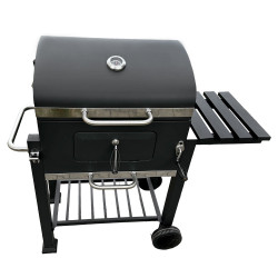 Grill węglowy 113,5X50X107 cm z żeliwnym rusztem