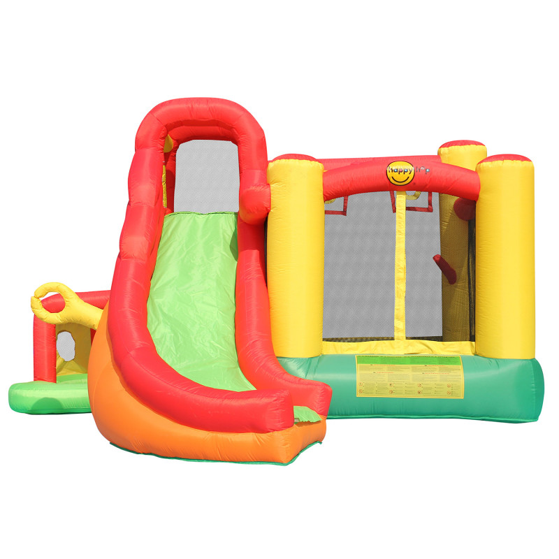 Dmuchany zamek 11w1 Dmuchaniec HappyHop wielofunkcyjny trampolina zjeżdżalnia