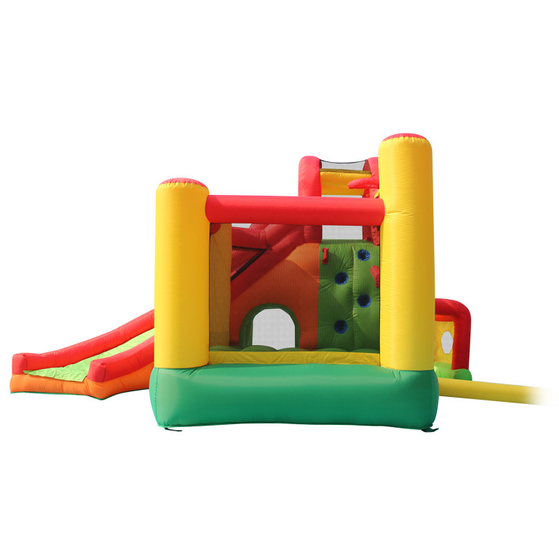 Dmuchany zamek 11w1 Dmuchaniec HappyHop wielofunkcyjny trampolina zjeżdżalnia