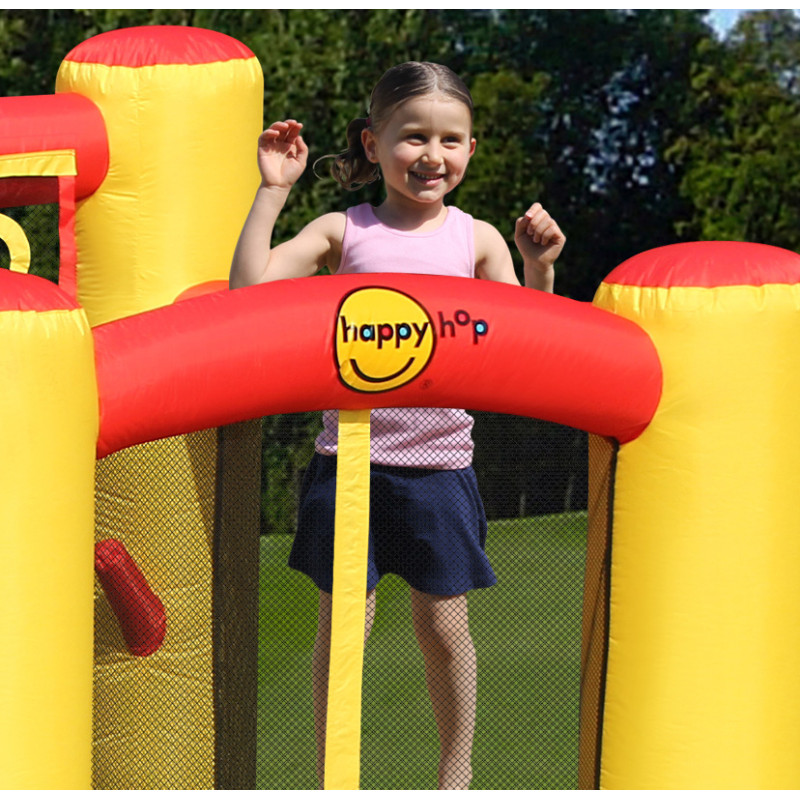 Dmuchany zamek 11w1 Dmuchaniec HappyHop wielofunkcyjny trampolina zjeżdżalnia