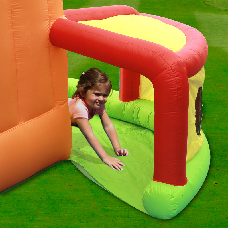 Dmuchany zamek 11w1 Dmuchaniec HappyHop wielofunkcyjny trampolina zjeżdżalnia