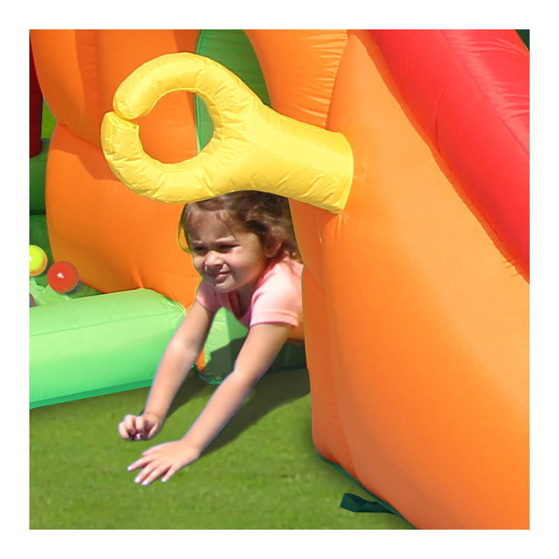 Dmuchany zamek 11w1 Dmuchaniec HappyHop wielofunkcyjny trampolina zjeżdżalnia