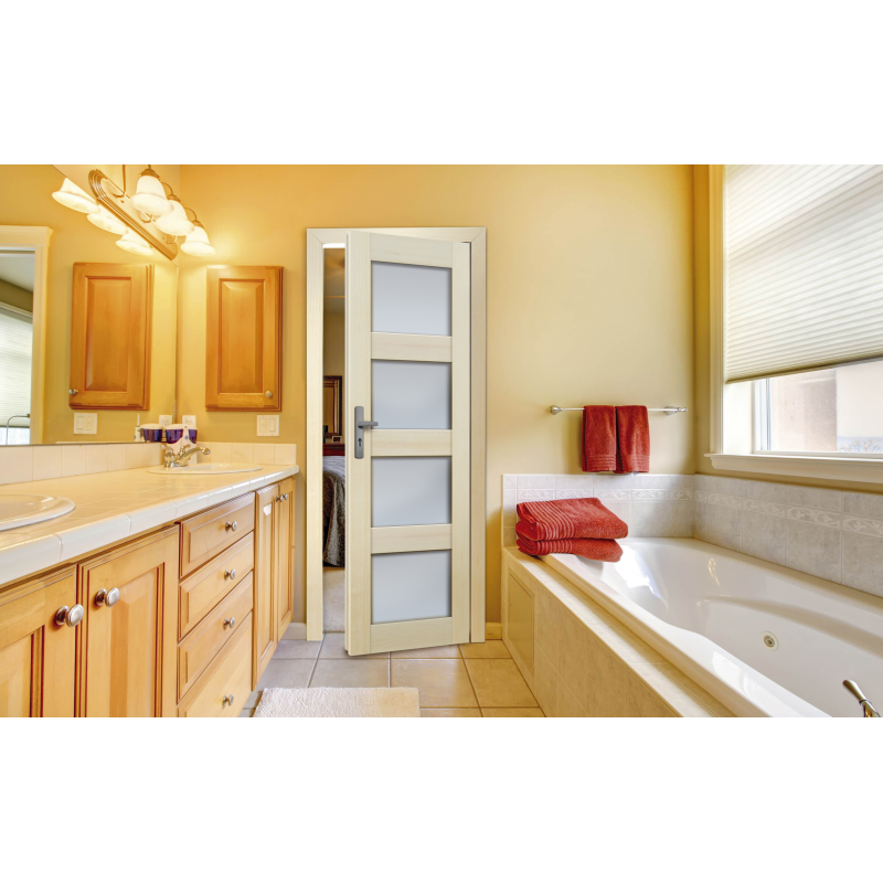 Drzwi sosnowe, bezsęczne - "Nefryt" 4S - aranżacja  Drzwi sosnowe, bezsęczne - "Nefryt" 4S - aranżacja