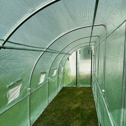 Tunel Szklarniowy 9m2 PREMIUM Green 6x1,5m przyścienny