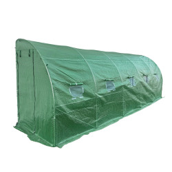 Tunel Szklarniowy 9m2 PREMIUM Green 6x1,5m przyścienny