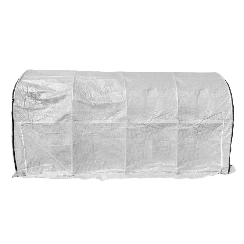 Tunel Szklarniowy 18m2 PREMIUM White 3x6m z siatką na insekty grube rurki 25mm