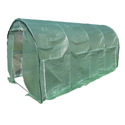 Tunel Szklarniowy 18m2 PREMIUM Green 3x6m z siatką na insekty grube rurki 25mm