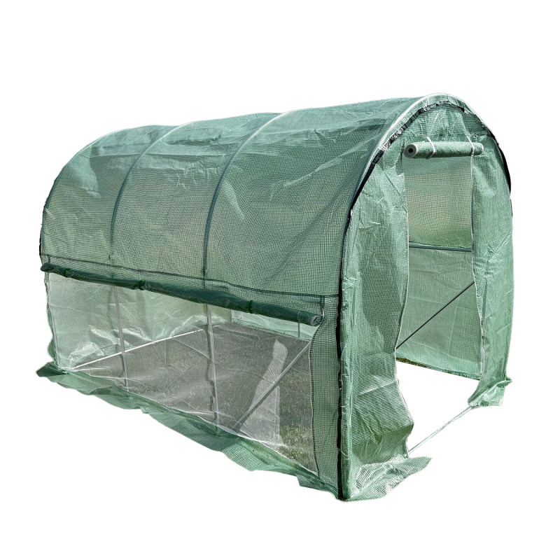 Tunel Szklarniowy 6m2 PREMIUM Green 2x3m z siatką na insekty grube rurki 25mm