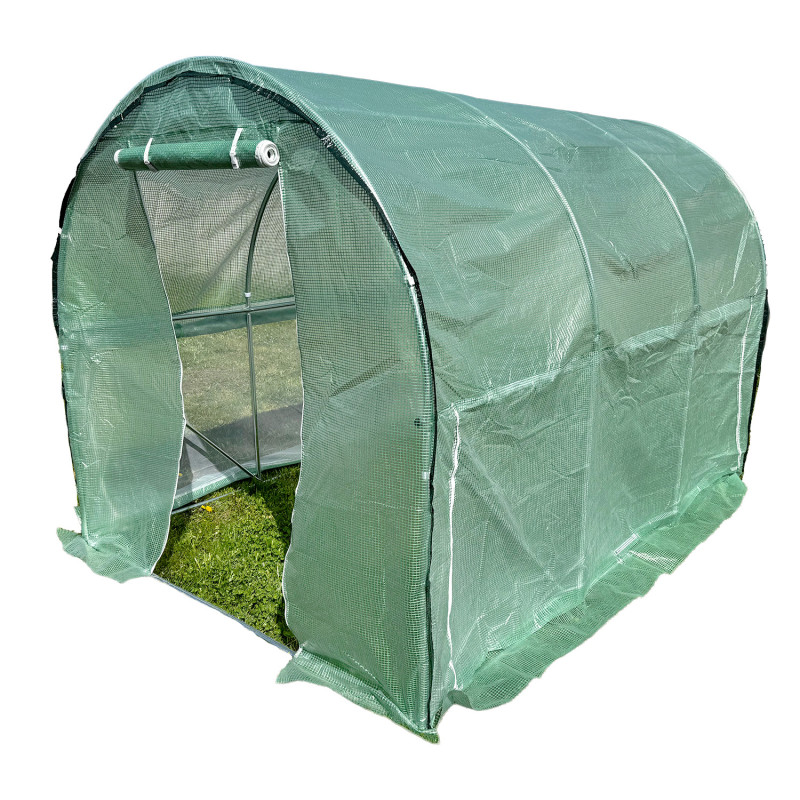 Tunel Szklarniowy 6m2 PREMIUM Green 2x3m z siatką na insekty grube rurki 25mm
