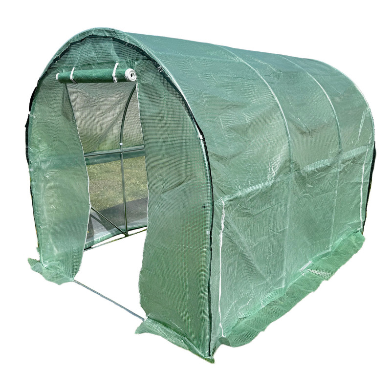 Tunel Szklarniowy 6m2 PREMIUM Green 2x3m z siatką na insekty grube rurki 25mm