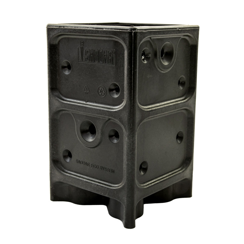 Podstawa Słupa Kotwa Przykręcana Kompozyt Na Beton 9x9x17cm